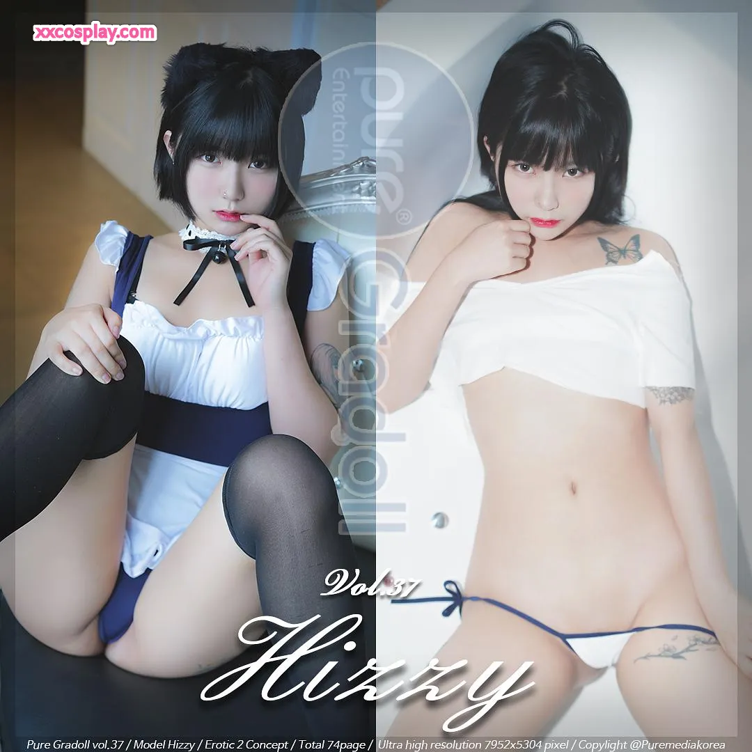 Hizzy - Cat Maid Sedutora Gravure